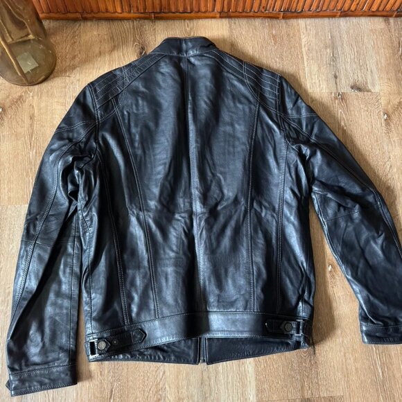 Derimod Expo 100% Genuine Leather Jacket size Men’s medium - Picture 5 of 5